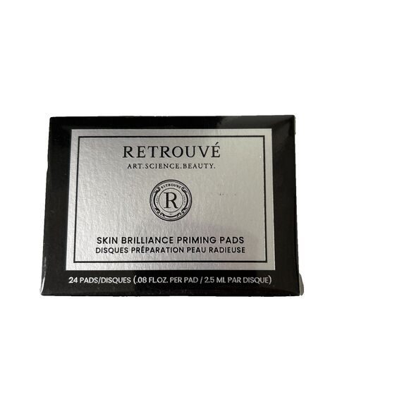 Retrouvé Art Science Beauty Skin Brilliance Priming Pads Exfoliate & Soothe NEW - Picture 2 of 5